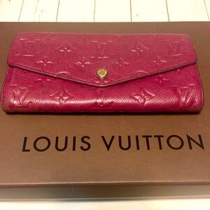 100% Authentic Louis Vuitton Empreinte Leather Curieuse Wallet